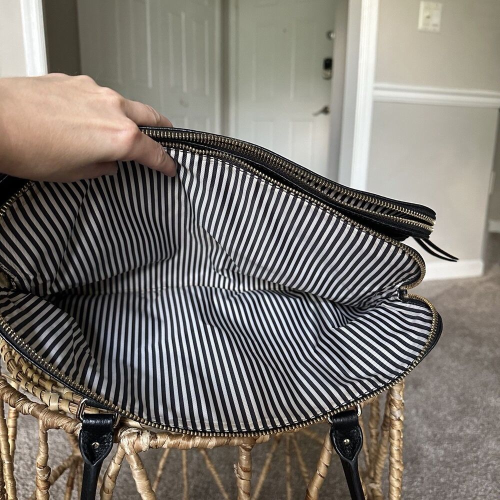 Kate Spade Black Pebbled Leather Tote Bag - Picture 8 of 16